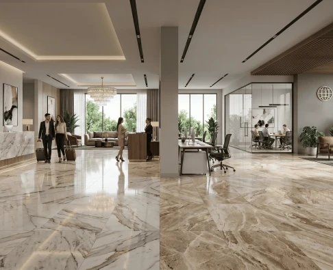 Oteller ve Ticari Alanlar İçin En Prestijli Doğal Taş Çözümleri Nelerdir?
